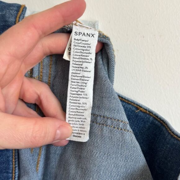 SPANX Seamed Front Wide Leg Jean - Vintage Indigo | Size S - Picture 6 of 8